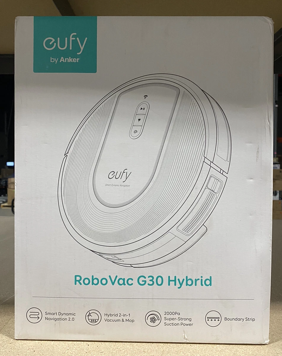 Eufy RoboVac G30 Hybrid Wi-Fi Vacuum Cleaner Robot Dry Wet Mopping Sweeper NEW