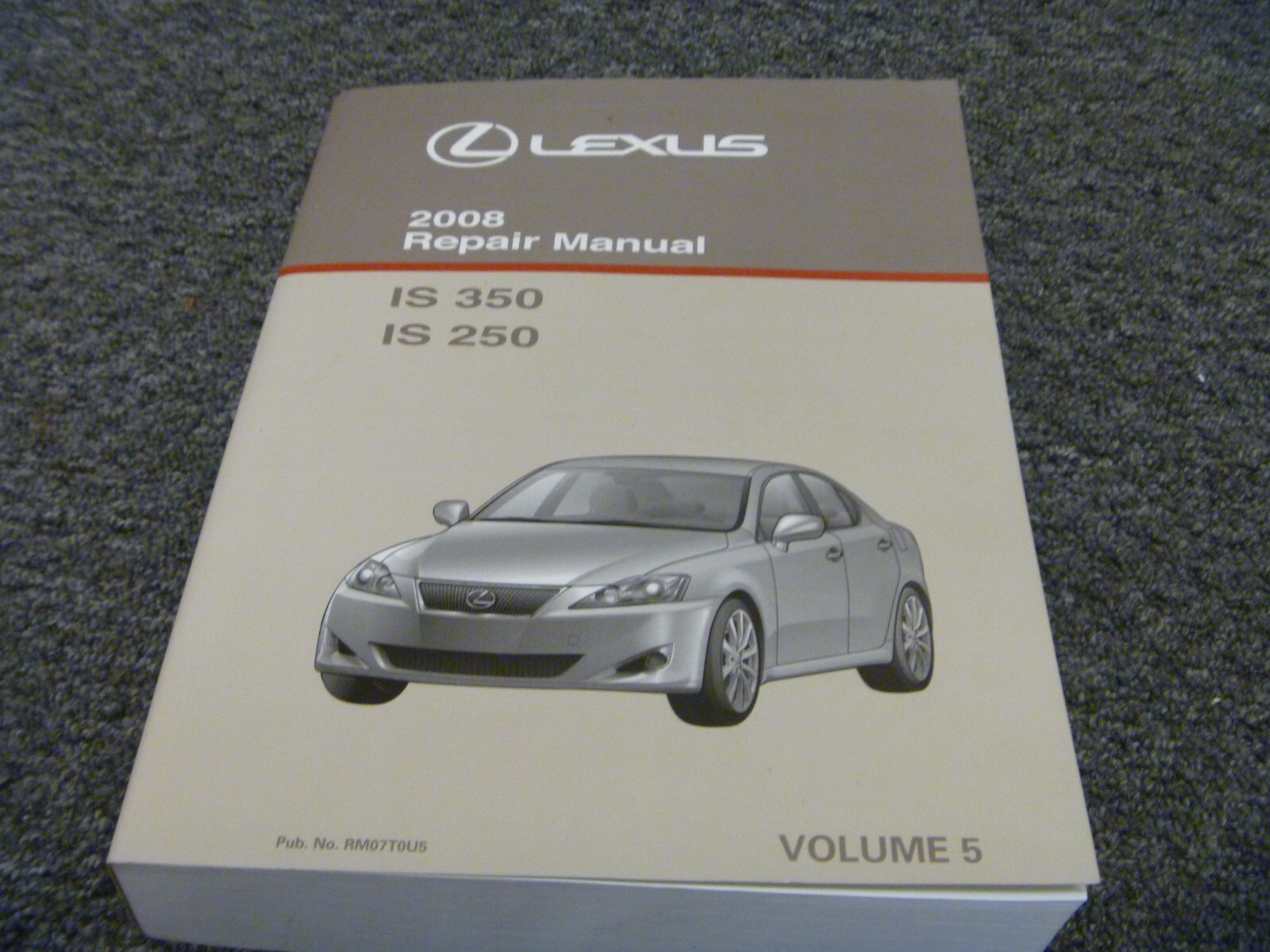 2008 Lexus IS350 IS250 Sedan SEATS INSTRUMENTS NAVIGATION Service ...