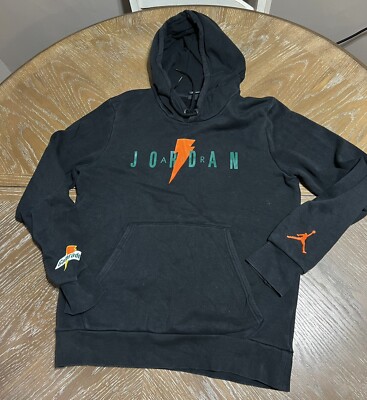 AIR JORDAN GATORADE BLACK HOODIE SZ MEDIUM | eBay