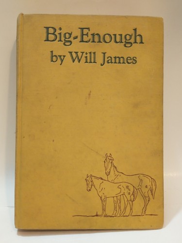Vintage Will James BIG-ENOUGH  1st Edition Printing 1931 Book - Bild 1 von 21