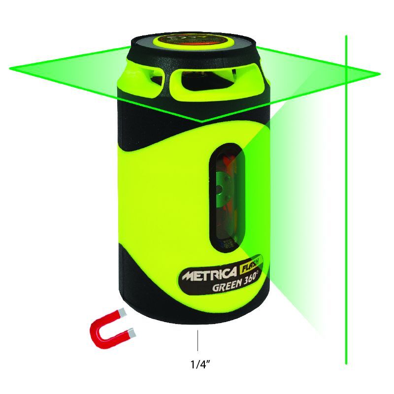 Livella Autolivellante Metrica Flash Green Laser 360 - 61435