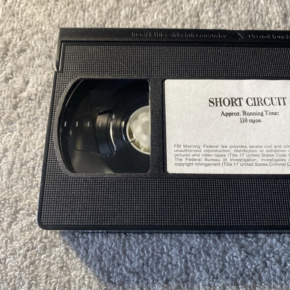 Short Circuit 2 VHS Johnny 5 Robot Steve Gutenberg Free Shipping D3 - Image 4 of 4