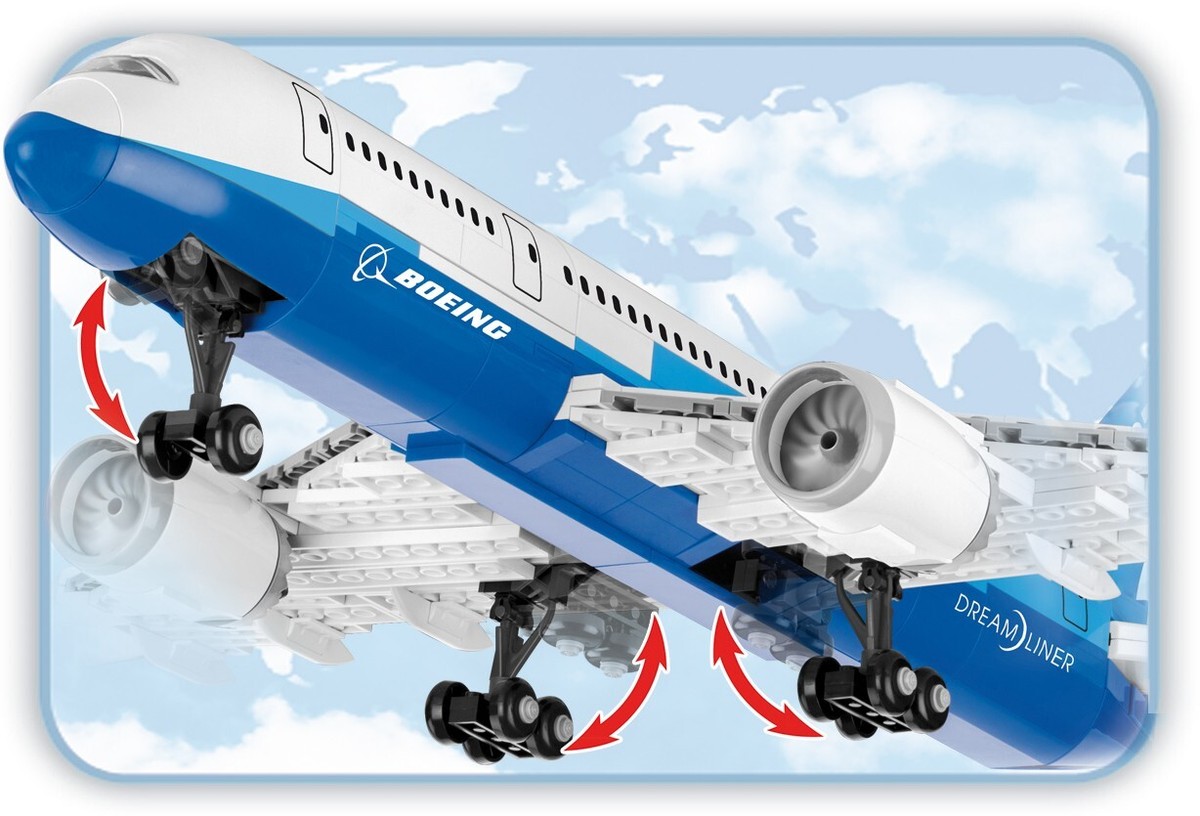 COBI Boeing 787 Jet SET# 26600 (600 Pcs.) US SELLER, Rare COBI Boeing 787 Jet SET# 26600 (600 Pcs.) US SELLER, Rare