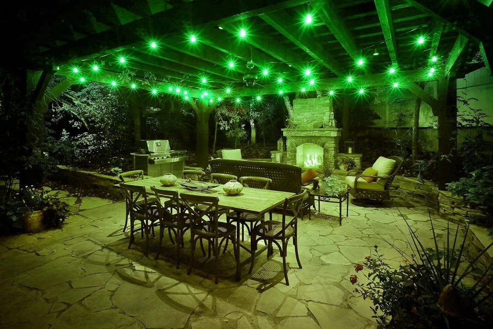 12Pack 25W A19 Light Bulb, Ceramic Green Edison Bulb, Dimmable, E26, 120V - Image 3 of 3