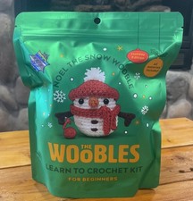 WOOBLES Beginners Crochet Kit NOEL THE SNOW WOOBLE Christmas Holiday New