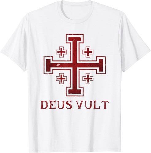 Katholischer Tempelritter Kreuzritter Kreuz T-Shirt Hoodie - Bild 14 von 14
