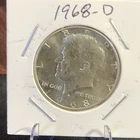 Kennedy Half Dollar 1968-D 40% Silver Uncirculated 50C Denver US Coin