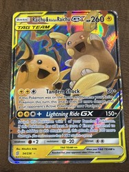 Raichu & Alolan Raichu GX 54/236 Unified Minds