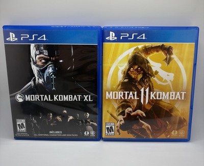 Mortal Kombat 11 & Mortal Kombat XL- Sony PlayStation 4 PS4 Lot Of 2