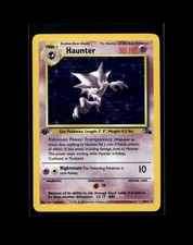 Gastly Haunter Gengar Pokemon Card! Holo/Reve...