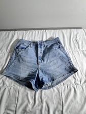 Levi Strauss Signature Vintage High Rise Women's Denim Shorts Blue Size 10