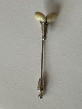 Hutnadel Silber mit Grandel