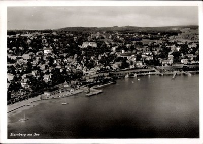Ak Starnberg am Starnberger See Oberbayern, Fliegeraufnahme - 11146001