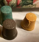 One Faux Uranium Plastic Thimble & 11 Multiple colors — photo 6