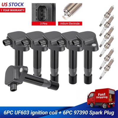 For Acura TSX V6 2010-2014 Honda Accord V6 Ignition Coils And Spark Plugs