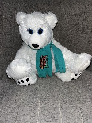 ABC BAKERS PLUSH STUFFED ANIMAL 9'' WHITE POLAR BEAR GIRL SCOUTS LEAD THE CHANGE 