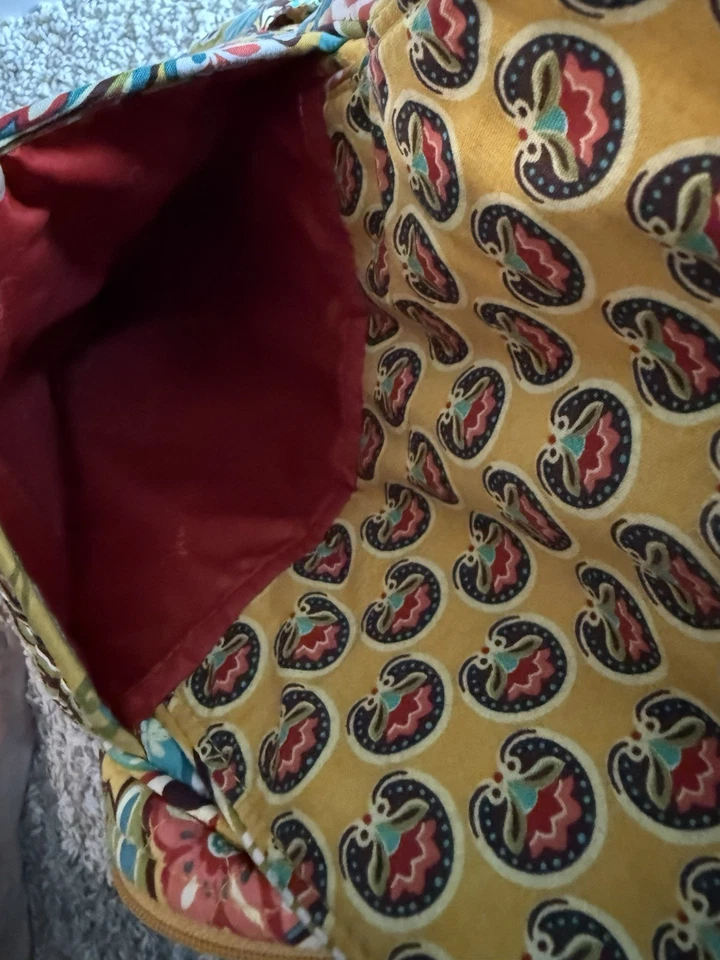 Mochila de cachemira floral amarilla provenzal VERA BRADLEY - patrón retirado Foto 4 de 4