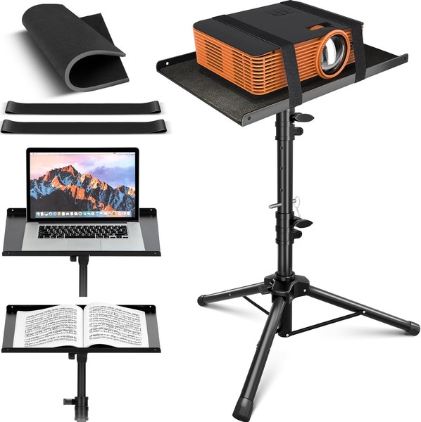 CAHAYA Soporte Proyector Ajustable: Trípode para Laptop Soporte Multifuncional