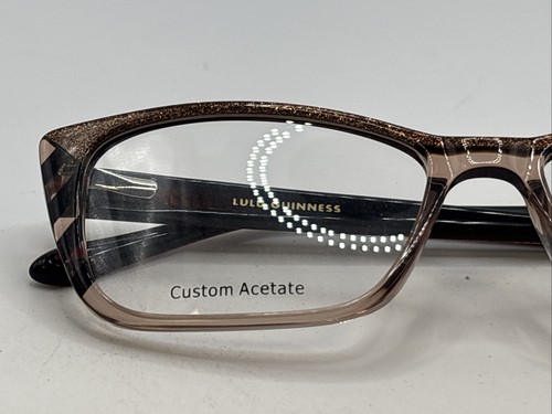 LULU GUINNESS L937 BRN 54/16 140 B:37 Women’s Brown Full Rim Eyeglasses - Picture 15 of 23