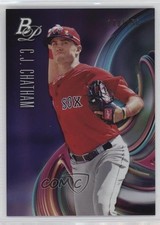2018 Bowman Platinum Top Prospects Purple 100/250 CJ Chatham #TOP-43 00wx