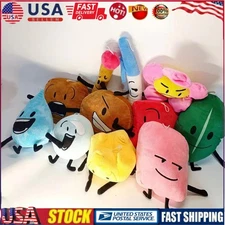 Battle for Dream Island Plush Figure Toy BFDI Stuffed Doll for Kids Xmas Gifts🔥