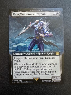 Kain Traitorous Dragoon Extended Art 0449 MTG FINAL FANTASY Rare NP