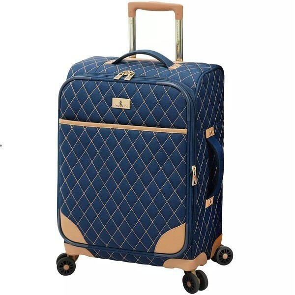 London Fog Queensbury Small Carry-on Expandable Spinner BLUE