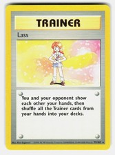 Pokemon TCG Lass Base Set Unlimited 75/102 Rare NM