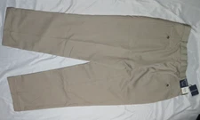 STAFFORD ESSENTIALS JCP MEN TAN CLASSIC FIT TWIST GABARDINE DRESS PANT 36X32 NWT
