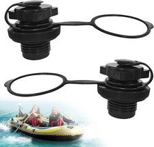 2 St&uuml;ck Schlauchboot Ventil,Aufblasbare Luftventil mit Kappe Deckel Universal 22