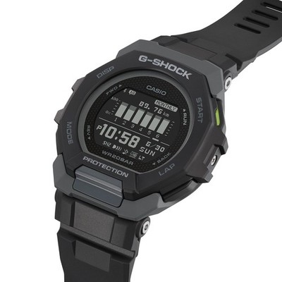 CASIO G-SHOCK GBD-300-1JF G-SQUAD Bluetooth Solar Digital Watch