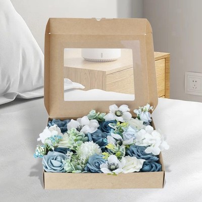 Künstliche Blumen Combo Box Set Fake Rose Kissing Balls für Blumenarrangements