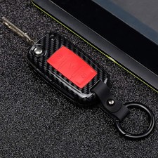 ontto Flip Key Fob Cover for VW ABS and Silicone Key Skin Keyless Full Protec...