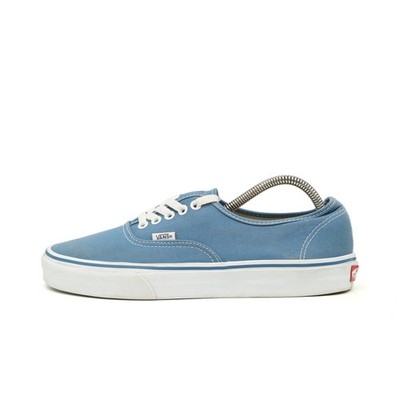 VANS Herren Authentic Schuh Blau Canvas Low Top Rutschfeste Sohle Sneaker EU 42