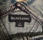 Ralph Lauren Boys Jean Short Overalls Infant Size 3-6 Mo Gently Used — photo 3