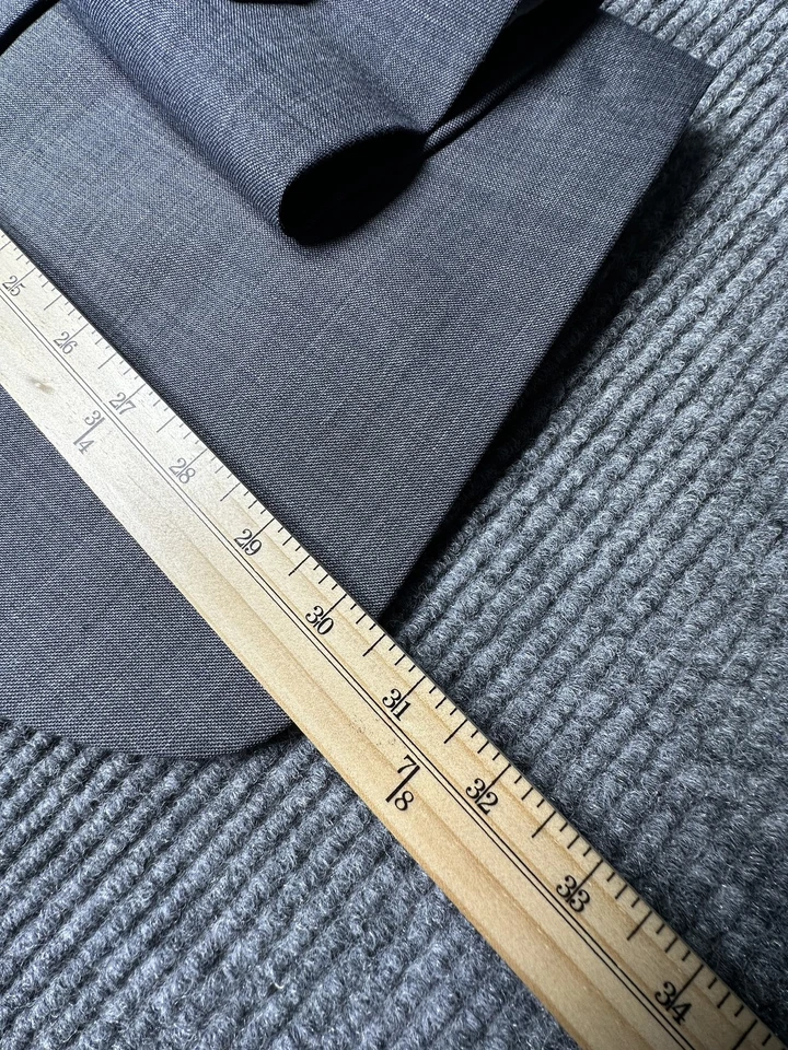 Penguin Blazer Mens 42R Gray Charcoal Slim Fit Wool Blend Two Button Jacket New - Image 4 of 4