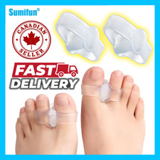 Toe Separator Bunion Corrector Hallux Valgus Spacer Foot Relief Soft Silicone