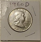 1960 USA Silver Franklin Half Dollar. Very Fine Condition.