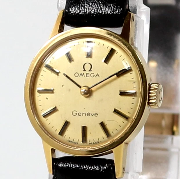 Gold Plated Case Women OMEGA Genève Wristwatches for sale | eBay display picture 1