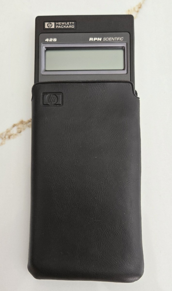 Calculatrice Scientifique HP 42S RPN – Vintage USA – Avec étui Et Piles Neuves
