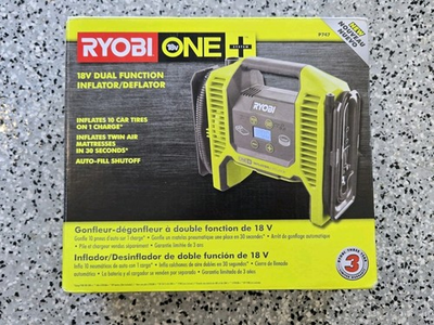 #ad Ryobi P747 18V Dual Function Cordless Inflator Deflator Tool Acc amp; Battery Rare $115.00