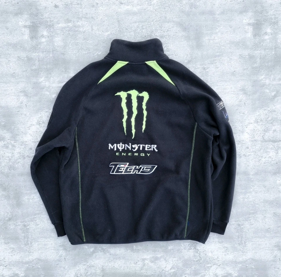 Veste polaire Monster Energy Racing Motorsport taille L noir - Photo 2/4