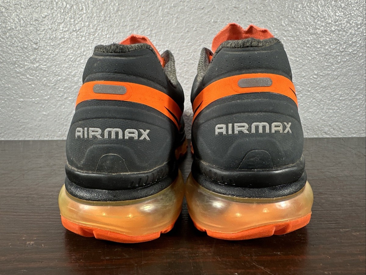 Size 9.5 - Nike Air Max+ 2012 Anthracite Total Orange for 