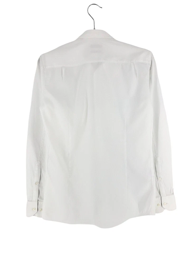 HUGO BOSS Extra Slim Solid White Shirt Casual Formal Men Size S (38 - 15) - Image 2 of 4