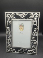 metal 4x6 picture frame with dogs