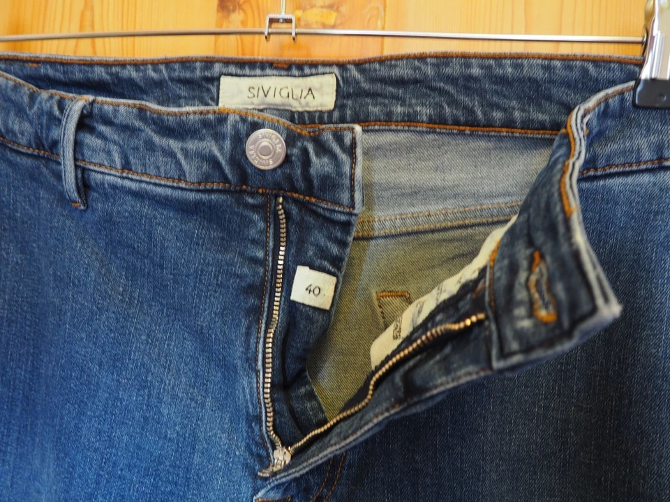 Jeans de lujo Siviglia Made in Italy, W40 L30 Foto 3 de 4