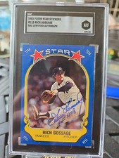 1981 Fleer Rich Goose Gossage Auto Inscribed "HOF 2008" SGC Authenticated Yankee