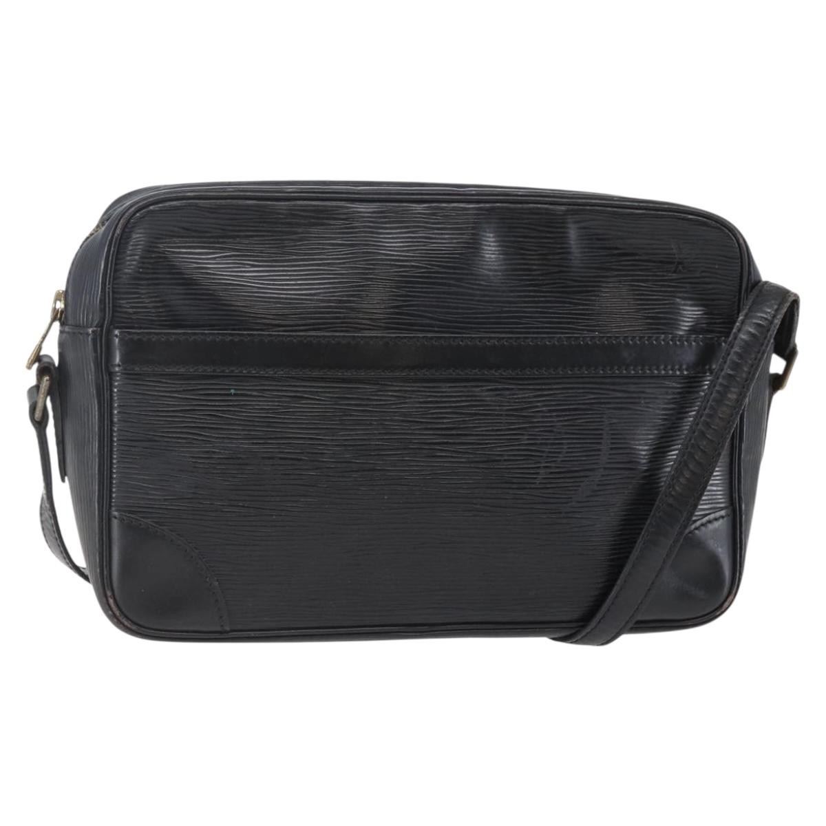 LOUIS VUITTON Epi Trocadero 27 Shoulder Bag Black M52312 LV Auth
