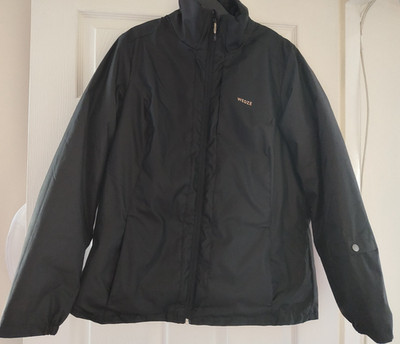 WEDZE Ladies Jacket Waterproof/Windproof Jacket L Decathlon Black Wedze Jacket