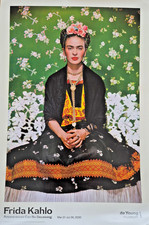 🟦 Frida Kahlo – Affiche originale d’exposition – de Young Museum SFO –...